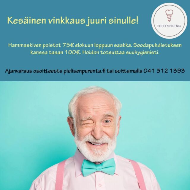 Ajanvarauksen voi tehdä näppärästi verkkosivujemme kautta www.pielisenpurenta.fi tai puhelimitse 041 312 1393.